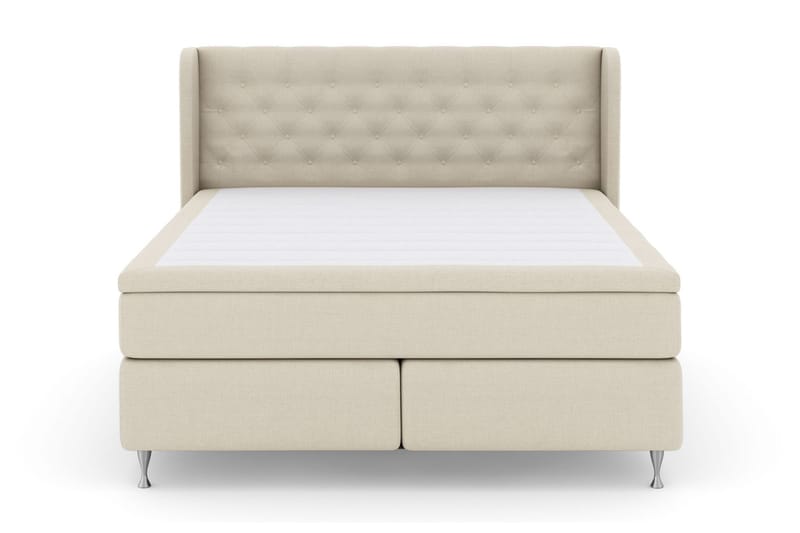 Sänkypaketti Choice No 5 180x200 Kova Watergel - Beige/Hopeajalat - Huonekalut - Sänky - Jenkkisängyt