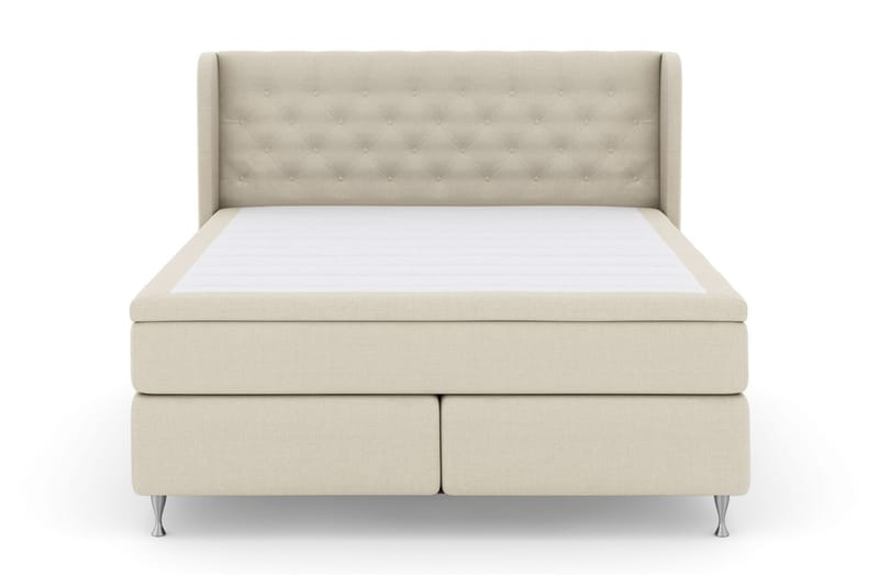 Sänkypaketti Choice No 5 180x200 Kova Watergel - Beige/Hopeajalat - Huonekalut - Sänky - Jenkkisängyt