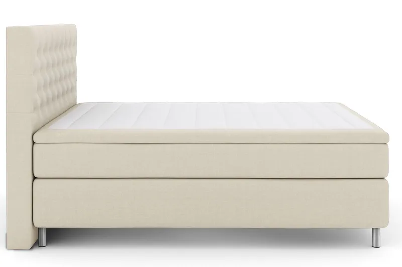 Sänkypaketti Choice No 5 180x200 Kova Watergel - Beige/Metallijalat - Huonekalut - Sänky - Jenkkisängyt