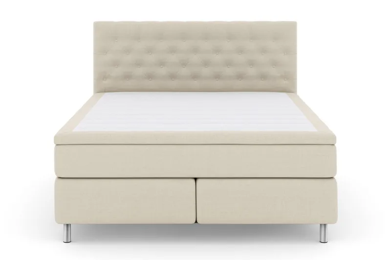 Sänkypaketti Choice No 5 180x200 Kova Watergel - Beige/Metallijalat - Huonekalut - Sänky - Jenkkisängyt