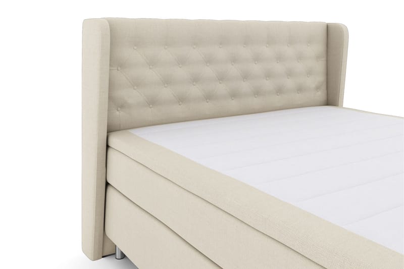 Sänkypaketti Choice No 5 180x200 Kova/Medium Lateksi - Beige/Metallijalat - Huonekalut - Sänky - Jenkkisängyt