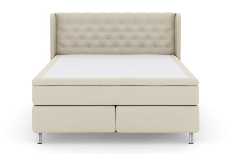 Sänkypaketti Choice No 5 180x200 Kova/Medium Lateksi - Beige/Metallijalat - Huonekalut - Sänky - Jenkkisängyt