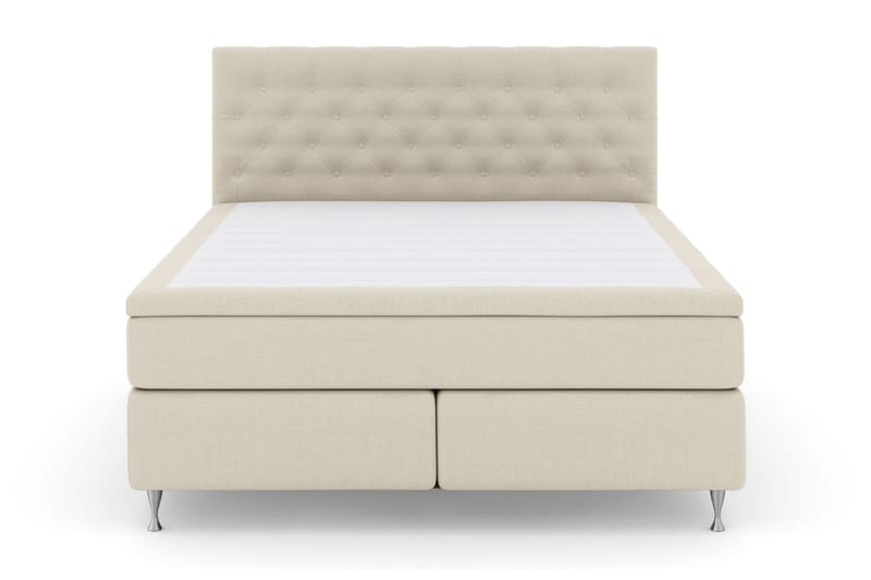Sänkypaketti Choice No 5 180x200 Medium Lateksi - Beige/Hopeajalat - Huonekalut - Sänky - Jenkkisängyt