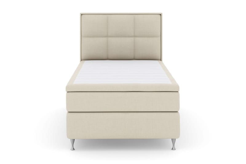 Sänkypaketti Choice No 6 120x200 Kova Lateksi/Memory - Beige/Hopeajalat - Huonekalut - Sänky - Jenkkisängyt