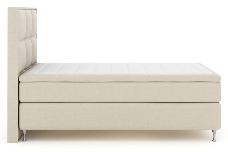 Sänkypaketti Choice No 6 120x200 Kova Watergel - Beige/Hopeajalat - Huonekalut - Sänky - Jenkkisängyt