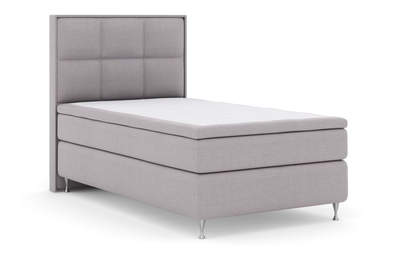 Sänkypaketti Choice No 6 120x200 Kova Watergel - Vaaleanharmaa/Hopeajalat - Huonekalut - Sänky - Jenkkisängyt