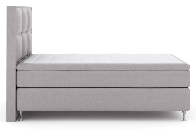 Sänkypaketti Choice No 6 120x200 Kova Watergel - Vaaleanharmaa/Hopeajalat - Huonekalut - Sänky - Jenkkisängyt