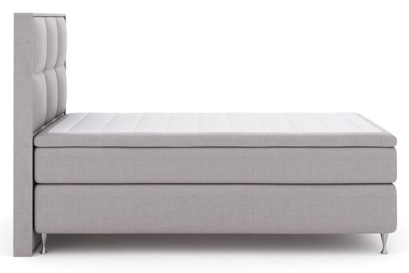 Sänkypaketti Choice No 6 120x200 Kova Watergel - Vaaleanharmaa/Hopeajalat - Huonekalut - Sänky - Jenkkisängyt