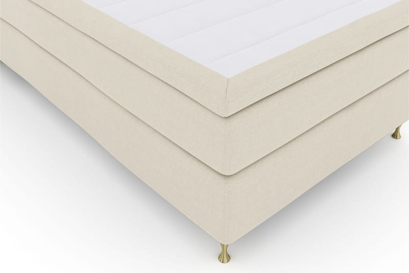 Sänkypaketti Choice No 6 120x200 Medium Memory/Pussijousi - Beige/Kulta Jalat - Huonekalut - Sänky - Jenkkisängyt