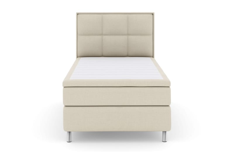 Sänkypaketti Choice No 6 120x200 Medium Memory/Pussijousi - Beige/Metallijalat - Huonekalut - Sänky - Jenkkisängyt