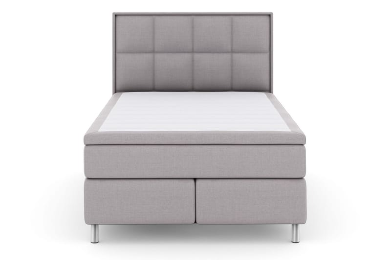 Sänkypaketti Choice No 6 140x200 Kova Watergel - Vaaleanharmaa/Metallijalat - Huonekalut - Sänky - Jenkkisängyt
