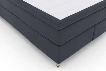 Sänkypaketti Choice No 6 140x200 Kova/Medium Watergel - Sininen/V-Malli Metallijalat - Huonekalut - Sänky - Jenkkisängyt