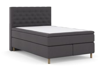 Sänkypaketti Choice No 6 140x200 Kova/Medium Watergel - Tummanharmaa/Kuparijalat - Huonekalut - Sänky - Jenkkisängyt