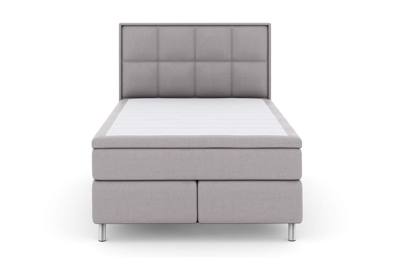 Sänkypaketti Choice No 6 140x200 Kova/Medium Watergel - Vaaleanharmaa/Metallijalat - Huonekalut - Sänky - Jenkkisängyt