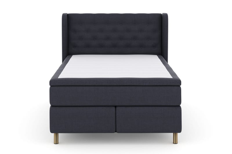 Sänkypaketti Choice No 6 160x200 Kova Memory/Pussijousi - Sininen/Kuparijalat - Huonekalut - Sänky - Jenkkisängyt