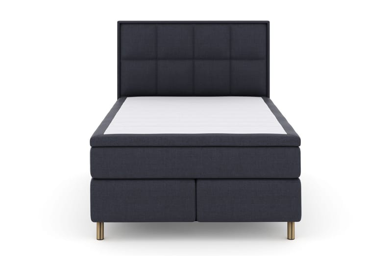 Sänkypaketti Choice No 6 160x200 Kova Memory/Pussijousi - Sininen/Kuparijalat - Huonekalut - Sänky - Jenkkisängyt