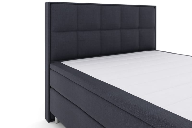 Sänkypaketti Choice No 6 180x200 Kova Memory/Pussijousi - Sininen/Metallijalat - Huonekalut - Sänky - Jenkkisängyt