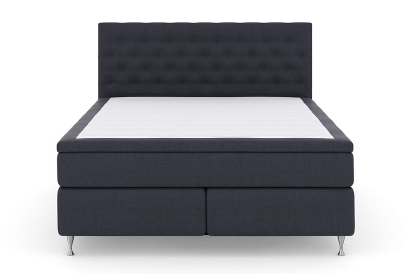 Sänkypaketti Choice No 6 180x200 Kova Watergel - Sininen/Hopeajalat - Huonekalut - Sänky - Jenkkisängyt