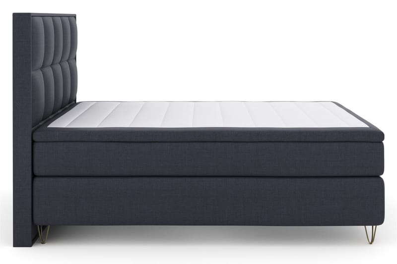 Sänkypaketti Choice No 6 180x200 Kova Watergel - Sininen/V-Malli Metallijalat - Huonekalut - Sänky - Jenkkisängyt