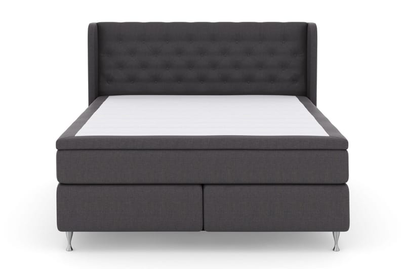 Sänkypaketti Choice No 6 210x210 Kova Watergel - Tummanharmaa/Hopeajalat - Huonekalut - Sänky - Jenkkisängyt