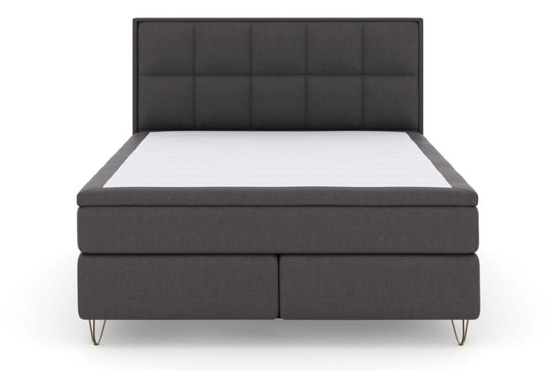 Sänkypaketti Choice No 6 210x210 Medium Lateksi/Memory - T.harmaa/V-malli Metallijalat - Huonekalut - Sänky - Jenkkisängyt