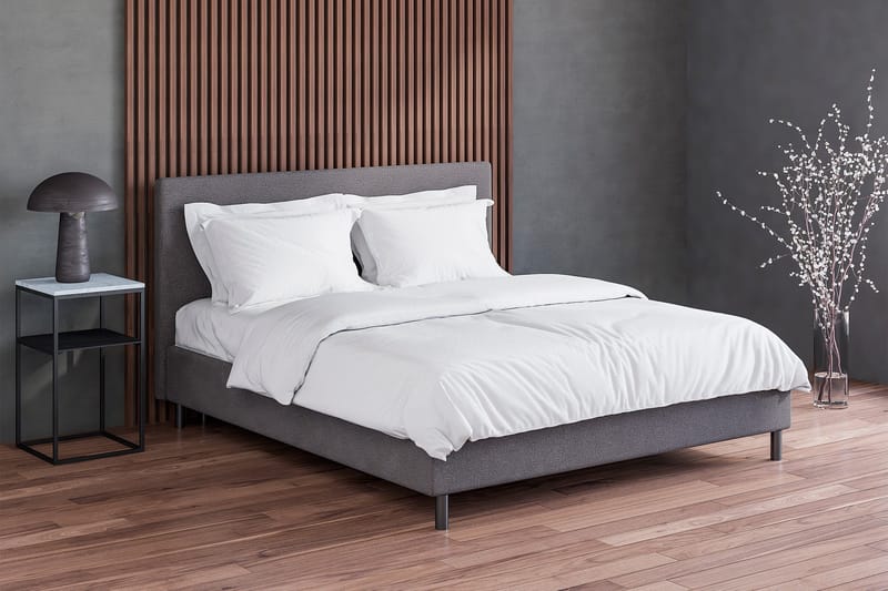 Sänkypaketti Flowella 120x200 cm - Harmaa - Huonekalut - Sänky - Jenkkisängyt