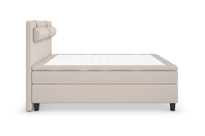 Sänkypaketti Jenkkisänky Roma Lyx 120x200 - Beige/Mustat jalat - Huonekalut - Sänky - Jenkkisängyt