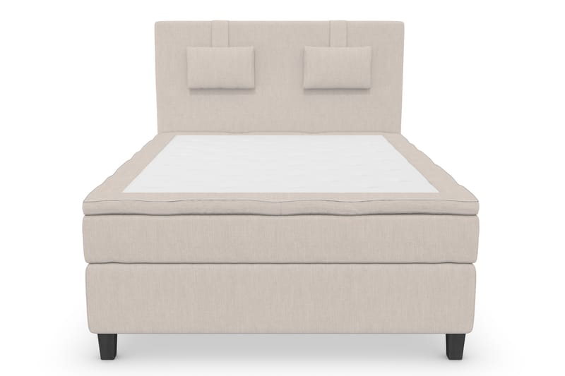 Sänkypaketti Jenkkisänky Roma Lyx 120x200 - Beige/Mustat jalat - Huonekalut - Sänky - Jenkkisängyt