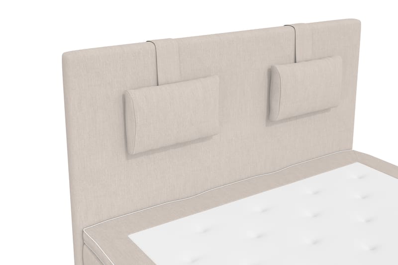 Sänkypaketti Jenkkisänky Roma Lyx 120x200 - Beige/Mustat jalat - Huonekalut - Sänky - Jenkkisängyt