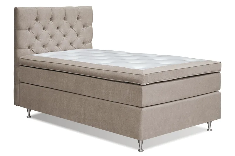 Sänkypaketti Joluma 105x200 cm Medium - Beige - Huonekalut - Sänky - Yhden hengen sängyt
