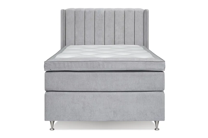 Sänkypaketti Joluma 120x200 cm Medium - Vaaleanharmaa - Huonekalut - Sänky - Jenkkisängyt