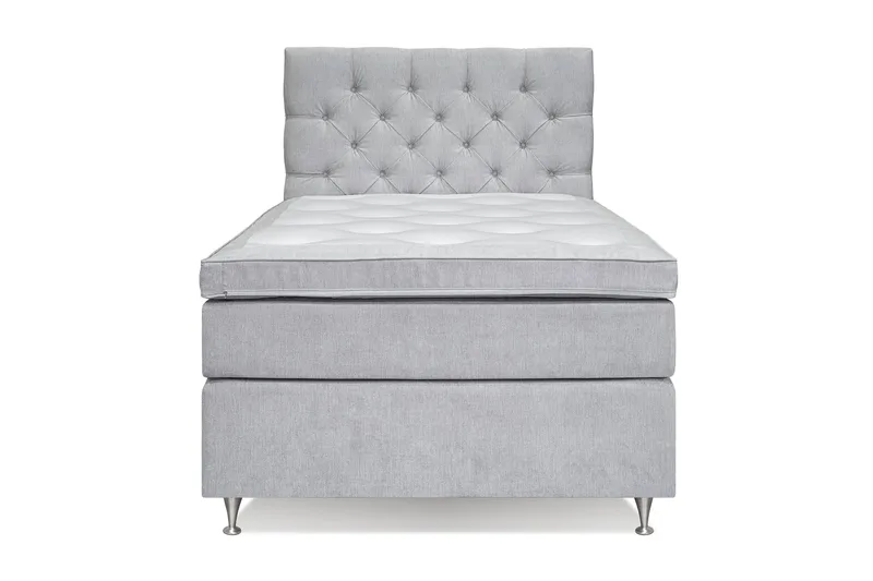 Sänkypaketti Joluma 140x200 cm Kiinteä - Vaaleanharmaa - Huonekalut - Sänky - Parisänky