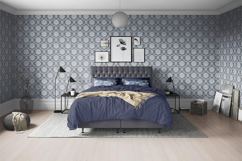 Sänkypaketti Joluma 140x200 cm Medium - Tummanharmaa - Huonekalut - Sänky - Parisänky