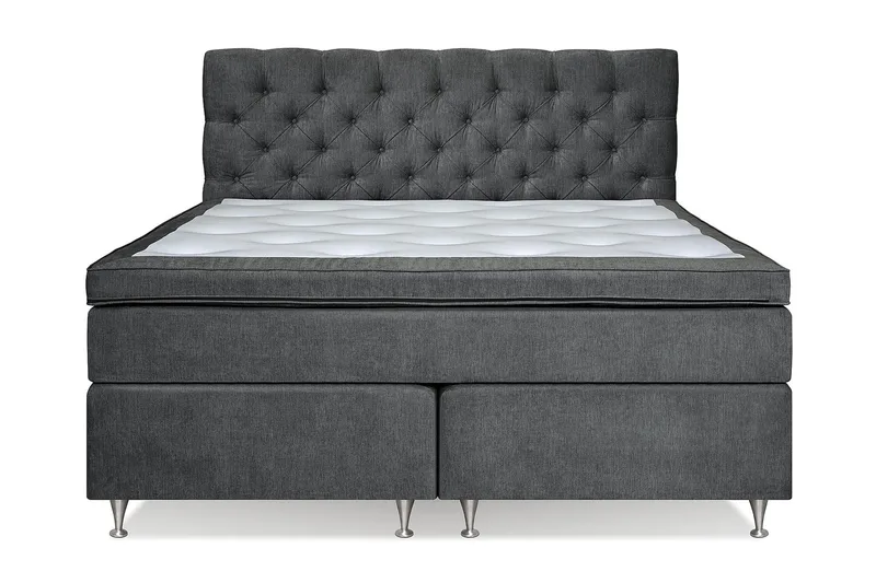 Sänkypaketti Joluma 160x200 cm Medium - Tummanharmaa - Huonekalut - Sänky - Parisänky