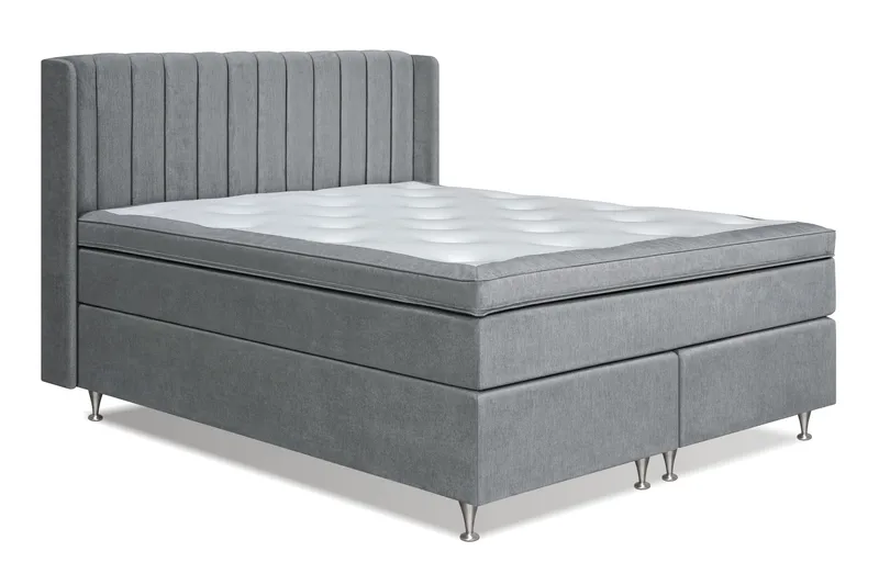 Sänkypaketti Joluma 180x200 cm Kiinteä/Medium - Harmaa - Huonekalut - Sänky - Jenkkisängyt
