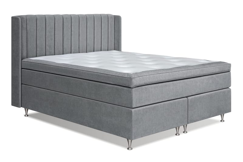 Sänkypaketti Joluma 180x200 cm Kiinteä/Medium - Harmaa - Huonekalut - Sänky - Jenkkisängyt
