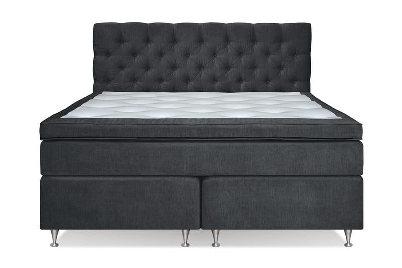 Sänkypaketti Joluma 180x200 cm Kiinteä/Medium - Musta - Huonekalut - Sänky - Jenkkisängyt