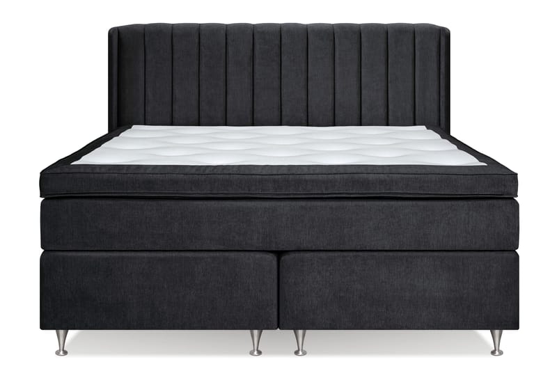 Sänkypaketti Joluma 180x200 cm Kiinteä/Medium - Musta - Huonekalut - Sänky - Jenkkisängyt