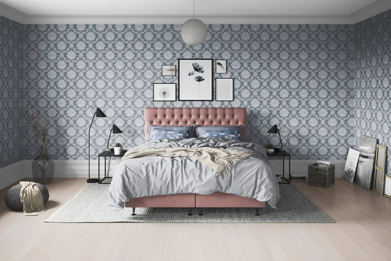 Sänkypaketti Joluma 180x200 cm Kiinteä/Medium - Tummaroosa - Huonekalut - Sänky - Jenkkisängyt