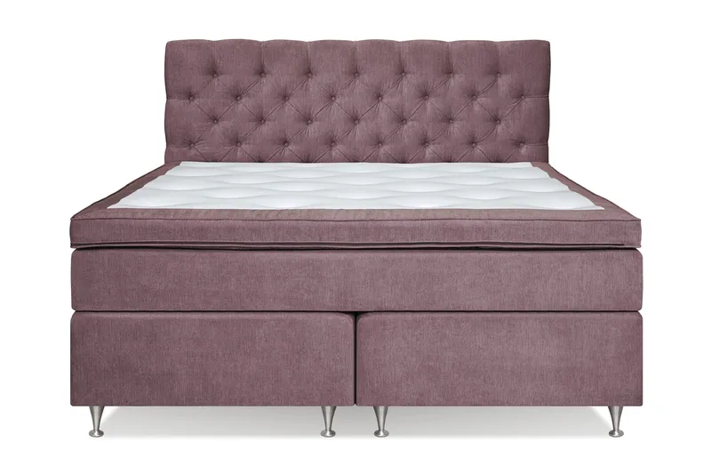 Sänkypaketti Joluma 180x200 cm Kiinteä/Medium - Tummaroosa - Huonekalut - Sänky - Jenkkisängyt