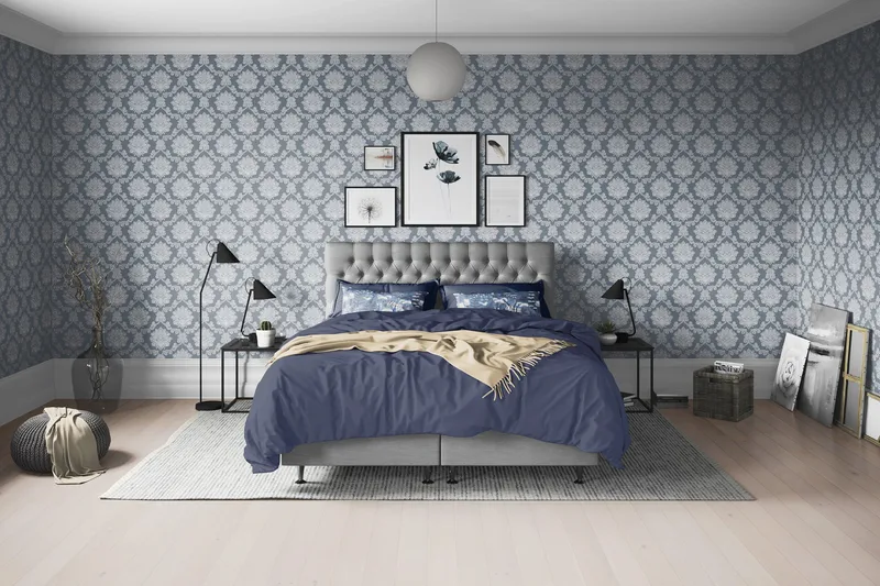 Sänkypaketti Joluma 180x200 cm Medium - Harmaa - Huonekalut - Sänky - Jenkkisängyt