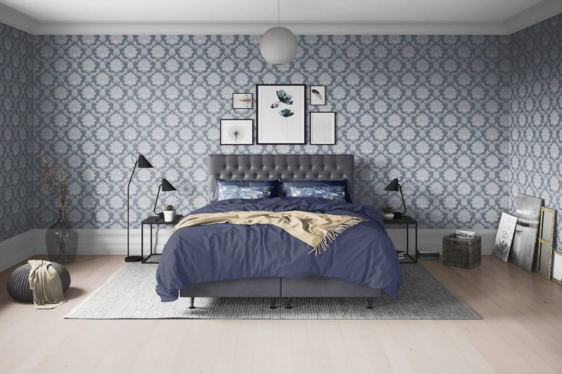 Sänkypaketti Joluma 180x200 cm Medium - Tummanharmaa - Huonekalut - Sänky - Jenkkisängyt