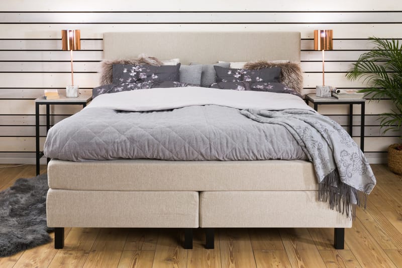 Sänkypaketti Juliett 180x200 - Beige - Huonekalut - Sänky - Jenkkisängyt