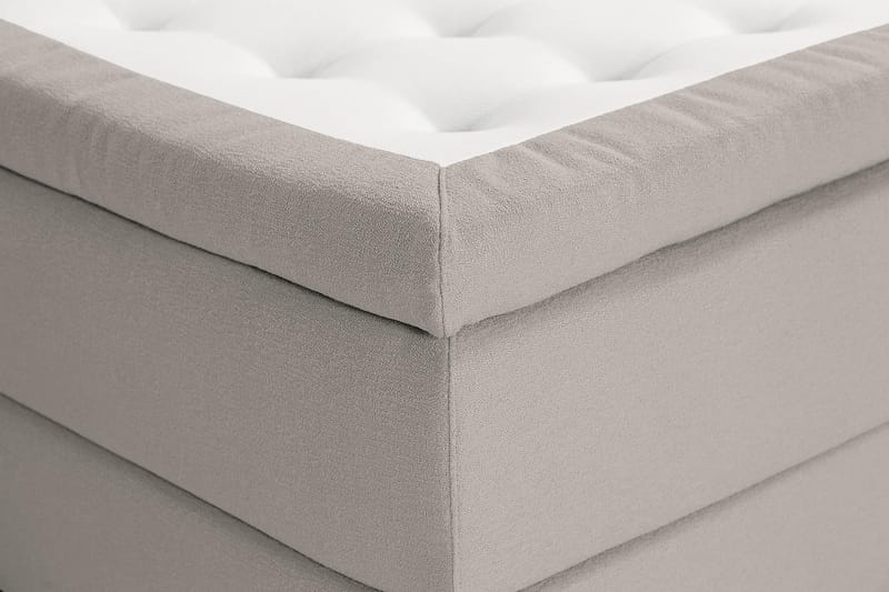 Sänkypaketti Kakichi 180x200 cm Buklee Topattu pääty - Harmaa - Huonekalut - Sänky - Jenkkisängyt