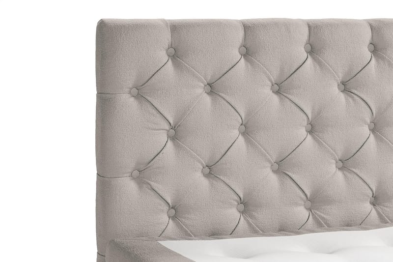 Sänkypaketti Kakichi 180x200 cm Buklee Topattu pääty - Harmaa - Huonekalut - Sänky - Jenkkisängyt