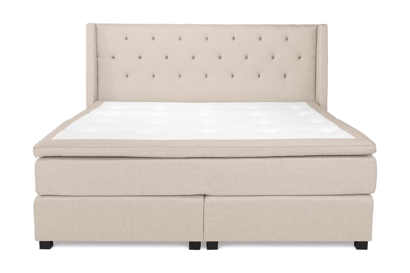 Sänkypaketti Langham Beige - 210x210 cm - Huonekalut - Sänky - Jenkkisängyt