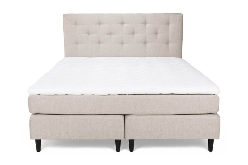 Sänkypaketti Laze Deluxe 160x200 Beige - Huonekalut - Sänky - Jenkkisängyt