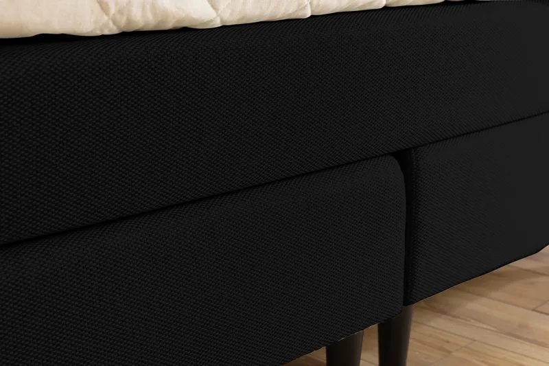 Sänkypaketti Laze Deluxe 160x200 Musta - Huonekalut - Sänky - Jenkkisängyt