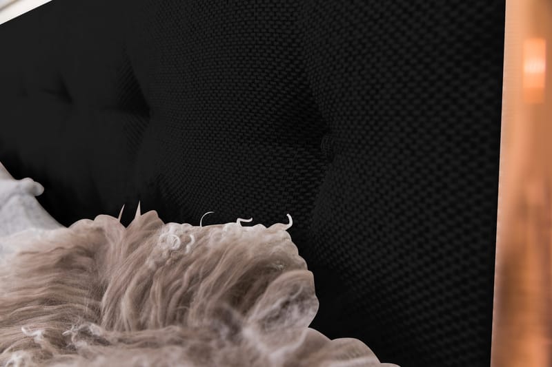 Sänkypaketti Laze Deluxe 160x200 Musta - Huonekalut - Sänky - Jenkkisängyt