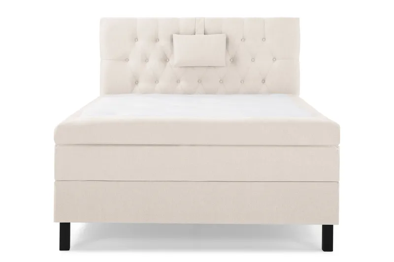 Sänkypaketti Lucky 120x200 Diamant Sängynpääty Beige, Lateksi Niskatyyny Pieni